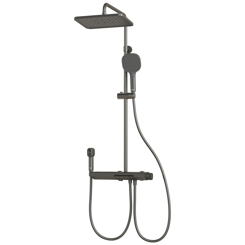 ARROW K300 Shower Set Integrated Piano Key All-Copper Bathroom Pressurized Shower Head Full Set AE34225GGW-P3