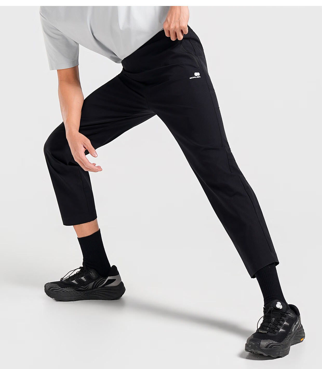 SCALER Quick-Dry Pants Unisex 2026 New Elastic Breathable Straight-Leg Durable Sports Casual Hiking Mountaineering Trousers 28