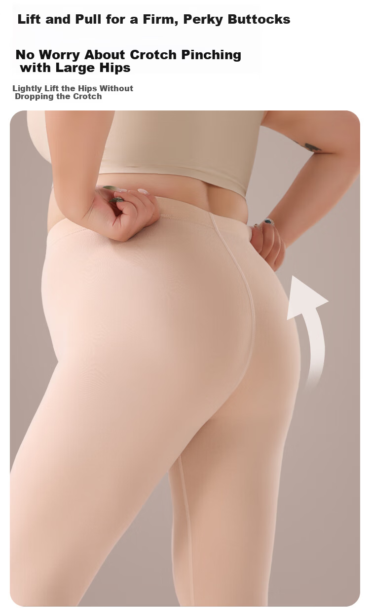 MiiOW [Cashmere Silk] Plus Size Women's Thermal Autumn Pants Fleece-Lined Winter Leggings Thermal Base Layer 10