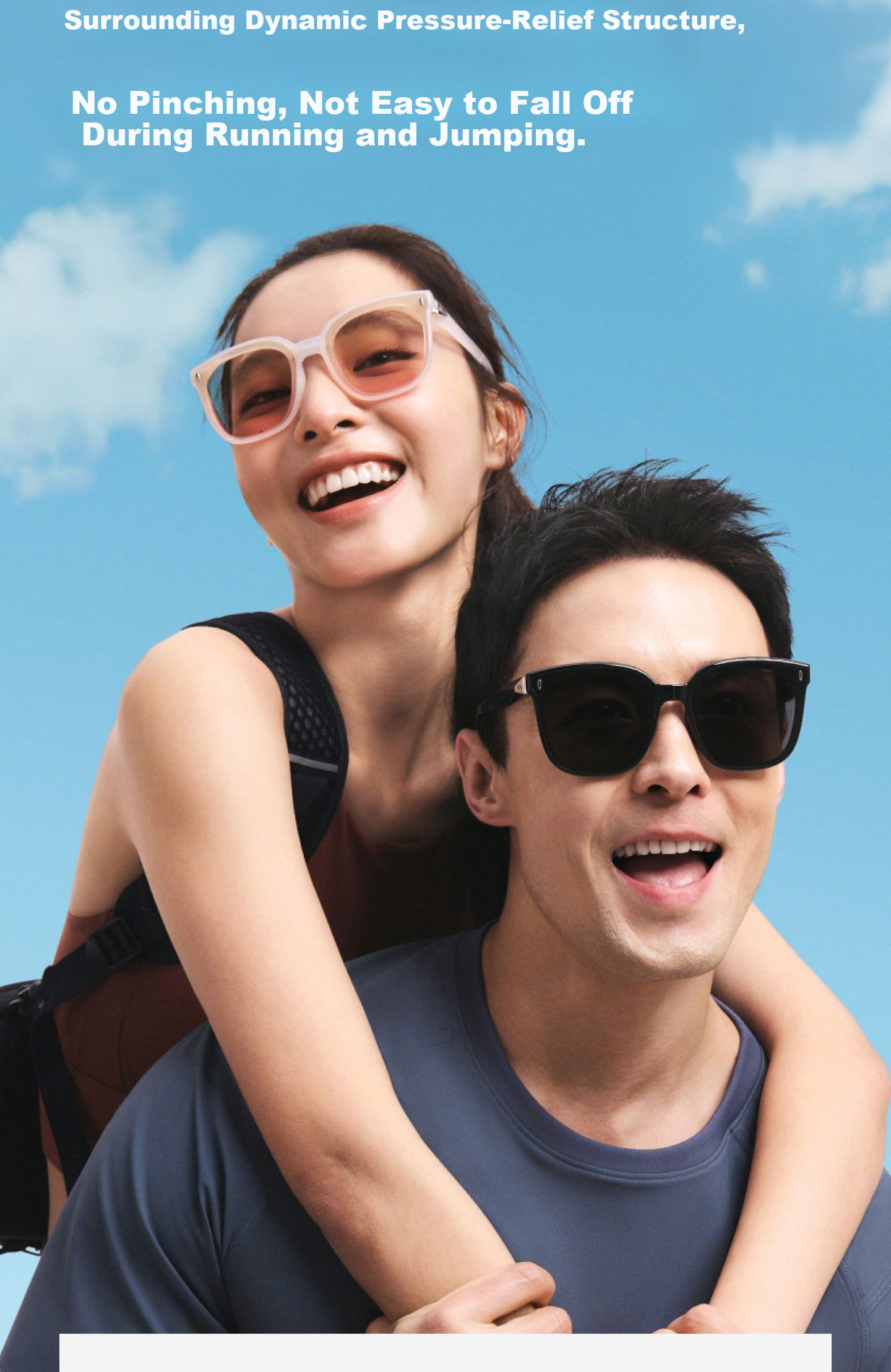 Banana Under Sunglasses Large Square Round Frame Unisex New Driving Outdoor Travel HD Folding Sunglasses FD025 18