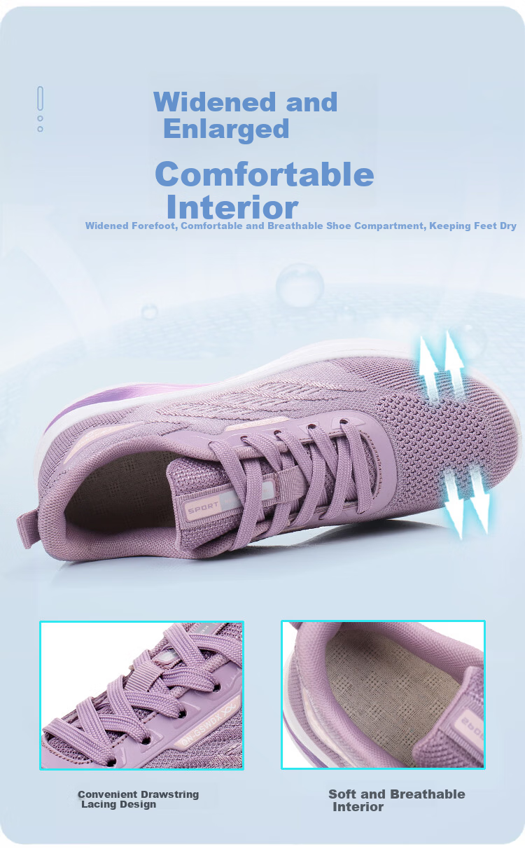 BURUIJING Spring Autumn Old Beijing Cloth Shoes Women Sneakers Mom Casual Shoes 78810 Black 37 8
