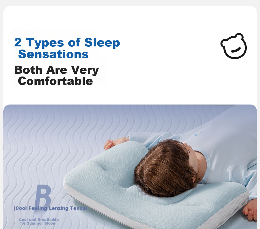 Betis Children's Pillowcase 1-3 Years Neck Support Baby Growth Pillow Four Seasons Universal H1 Fun Duck Pillowcase 32
