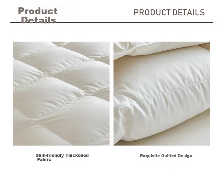 MUJI Class A 100% White Goose Down Comforter Autumn and Winter Quilt Core 220*240cm【Fill 2000g】 9