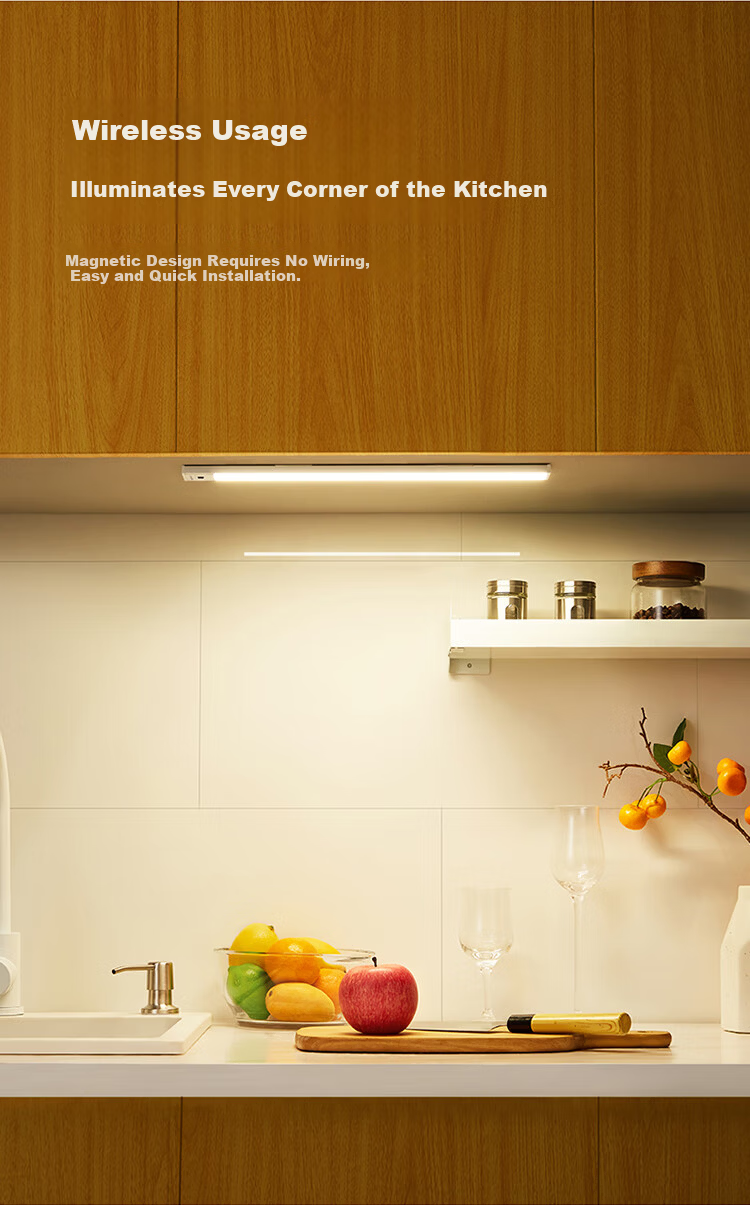 BULL Hand Wave Sensor Cabinet Light Wardrobe Light Wine Cabinet MC-C1R5B-ES Hand Sweep Sensor Magnetic 40CM 5700K 11