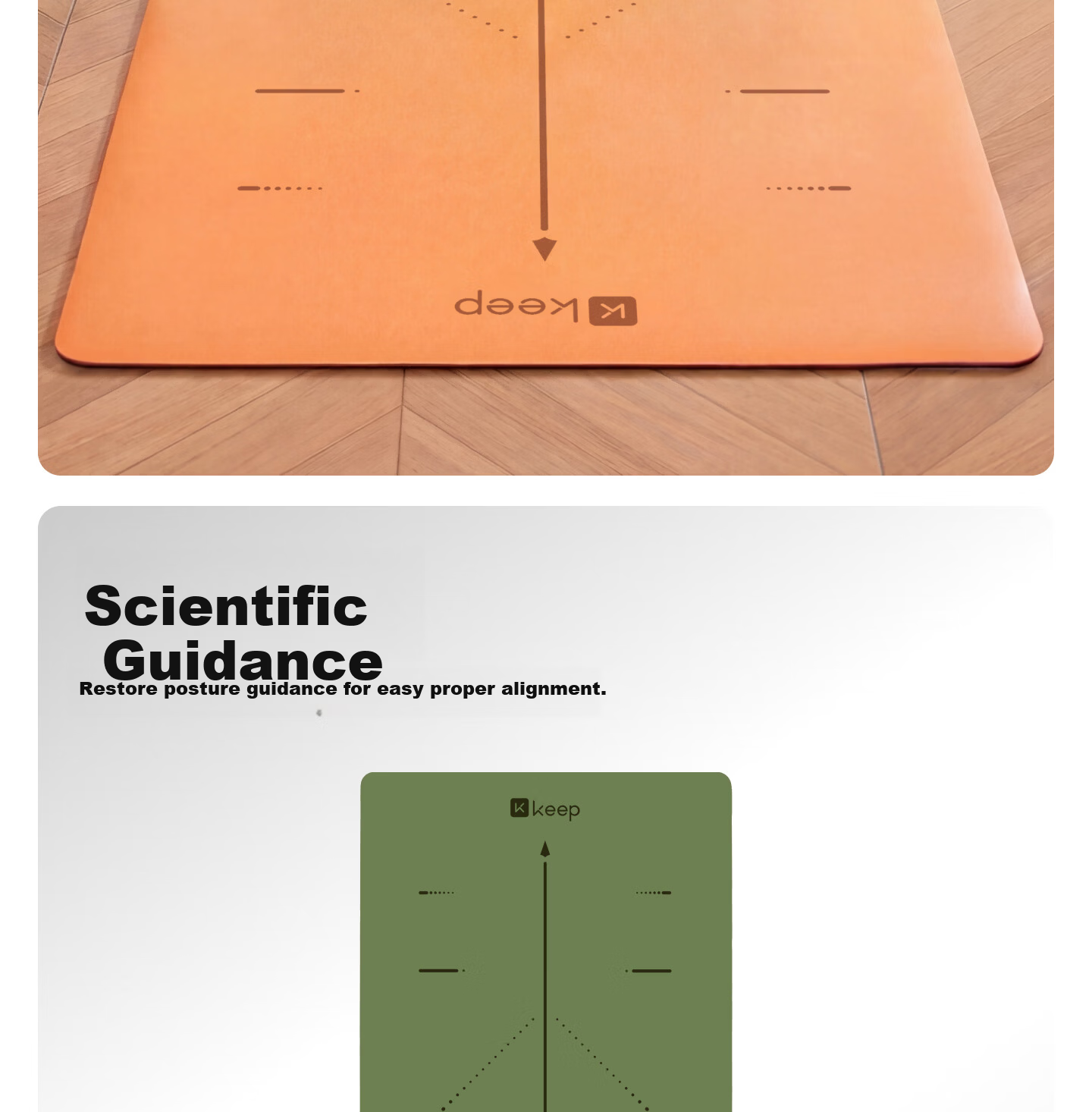 Keep Antibacterial Yoga Mat 2026 New Professional Non-Slip Natural Rubber Fitness Home Women Shock Absorption Soundproof Mat Starry Orange 22