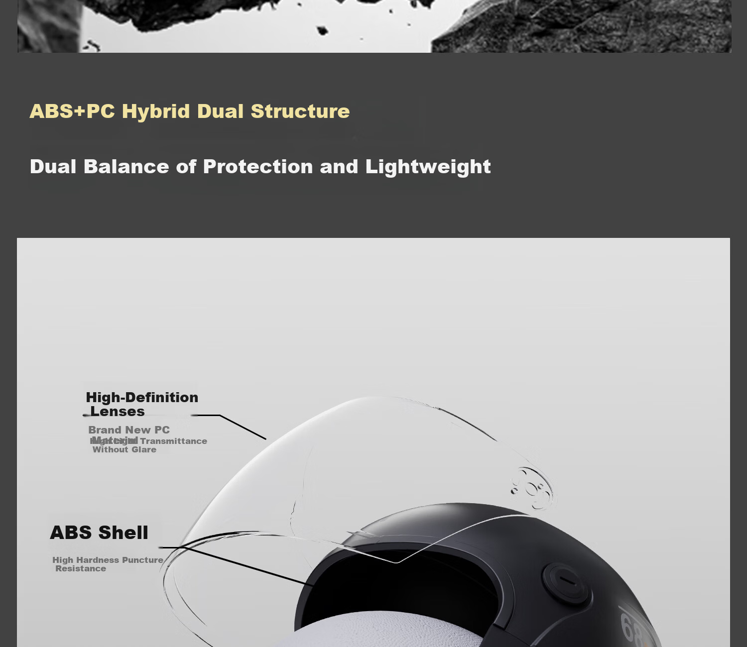 NEVA New National Standard Class A 3C Certified Electric Motorcycle Helmet Unisex Winter Warm Anti-Fog Electric Scooter 3/4 Half Helmet Safety Cap Pearl White - Anti-Fog Long Visor 7