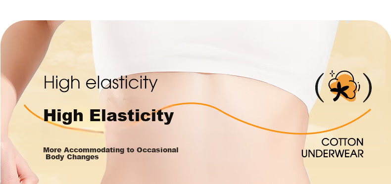 Guxu Disposable Women's High-Waist Postpartum Cotton Sterile Maternity Underwear Plus Size 10-Pack 25