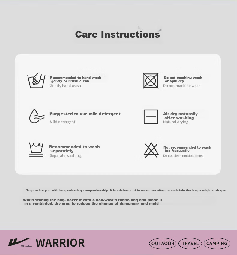 Warrior Outdoor Large Capacity Lightweight Stylish Water-Resistant Casual Hiking Backpack Travel Bag for Men and Women School Bag 17