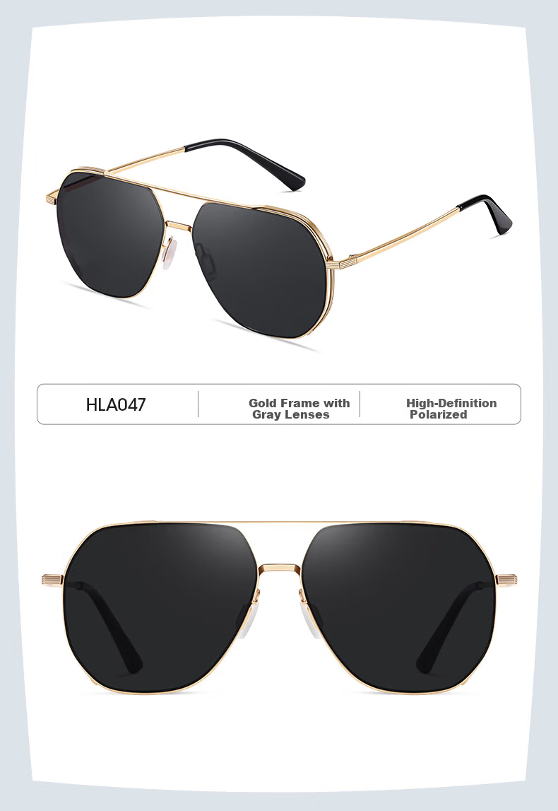 HLA Night Vision Glasses, Driving-Specific Sunglasses for Men, Day And Night Dual-Use, Photochromic Polarized Sunglasses, Night Driving Anti-Glare 14