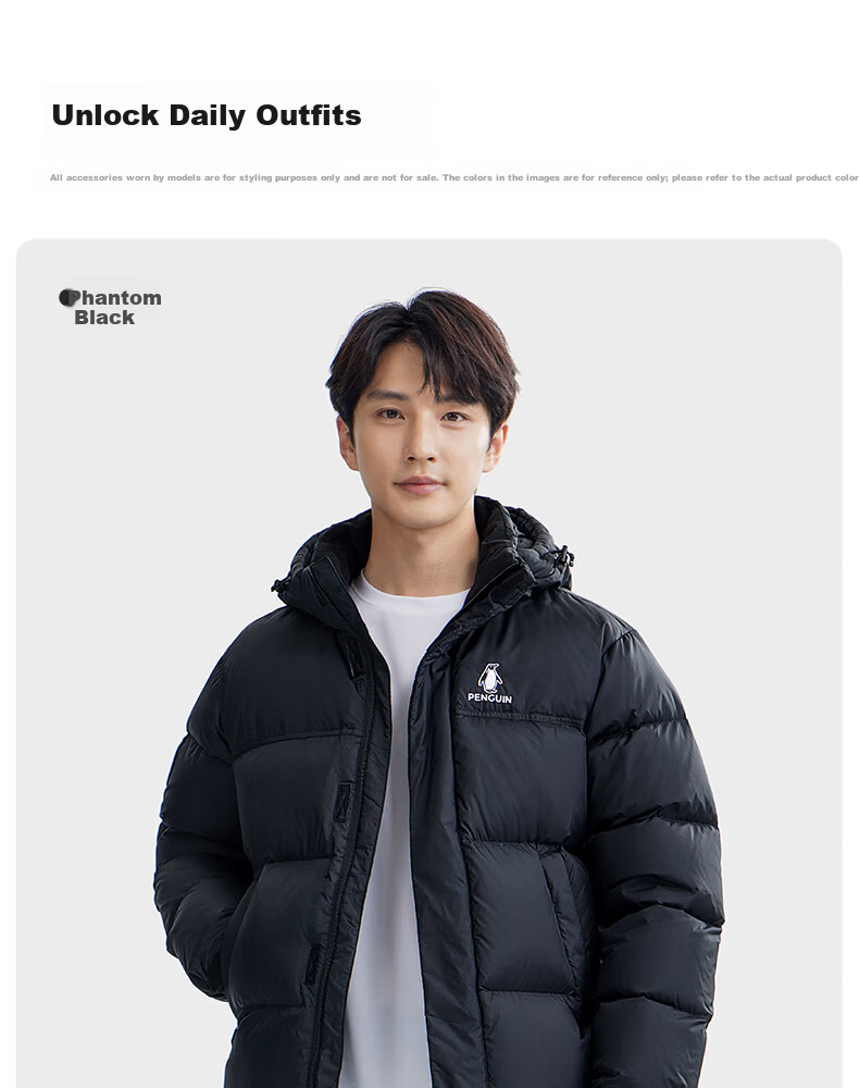 Penguin [Baby Edition] Camel Collaboration Thermal 2.0 Thickened Warm Down Jacket Puffer Coat M35CR28065 21
