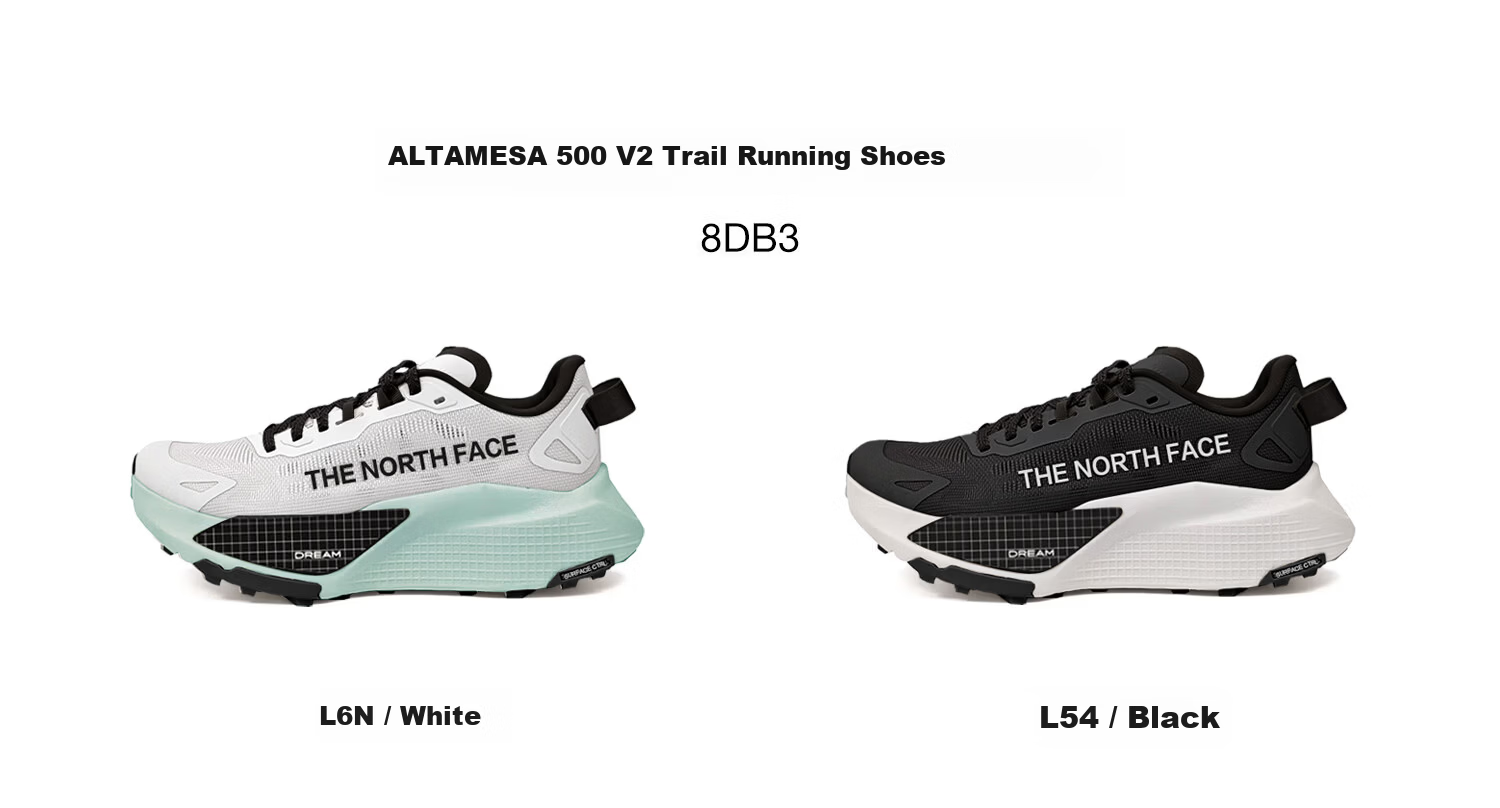 The North Face Women's Trail Running Shoes Outdoor Lightweight Cushioning Running Shoes 8DB3 Black/L54 6/36.5 9