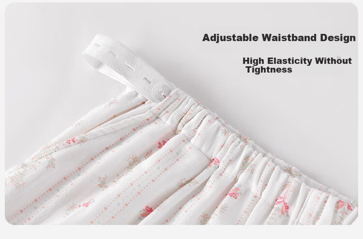 Ying's Maternity Postpartum Set Autumn New 10A Antibacterial Double-Layer Cotton Gauze Nursing Pajamas Homewear Pink M 14