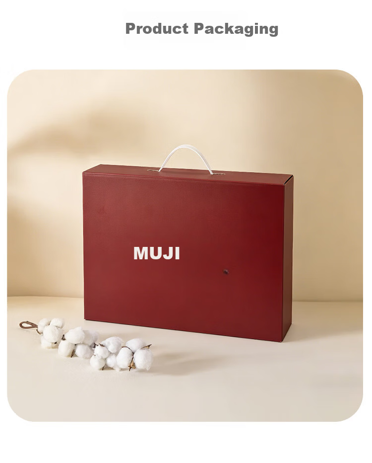 MUJI Origin Series 60-Count Xinjiang Cotton Four-Piece Set Ultra-Soft Class A Antibacterial Pure Cotton Bedding Set 1.8/2.0m Bed Glacier Blue 22