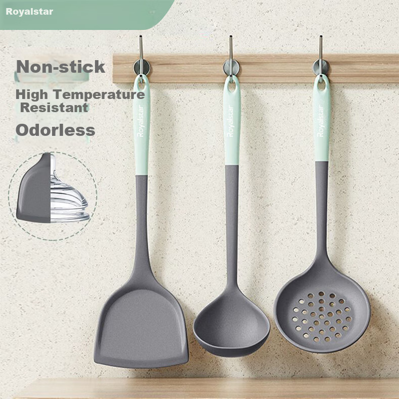 Royalstar Silicone Spatula Food-Grade Non-Stick Pan Turner Household Cooking Spatula Kitchen Utensil Set 1