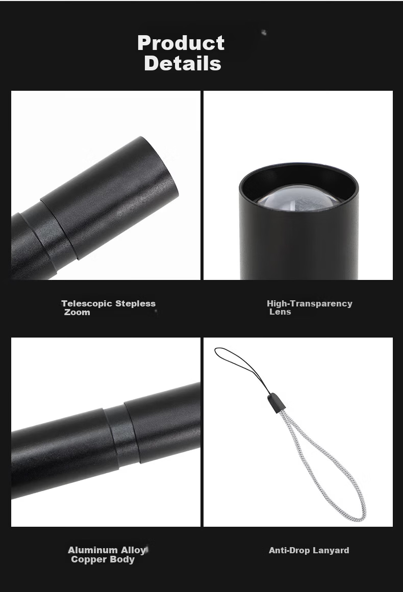 CAMELJEANS Mini Portable Flashlight, High Brightness, for Outdoor And Home Use, Rechargeable, Children's Model, 174BJ29627 17