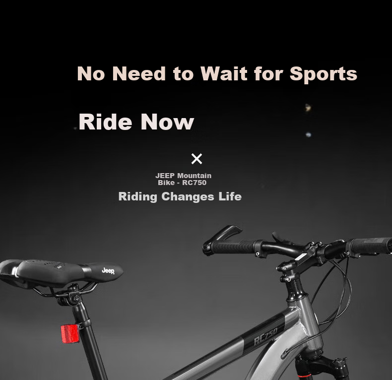 JEEP Mountain Bike RC750 Carbon Steel White Moonlight 27.5 Inch 27-Speed Shock Absorbing Commuter Bike for Men and Women Students 6