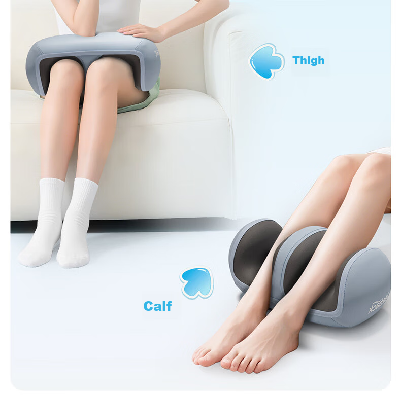 Jeeback Spine Comfort Leg Massager Calf Massager Kneading Heat Foot Therapy Machine Practical Birthday Gift for Parents Elders Boyfriend Girlfriend Students Back to School Season 7