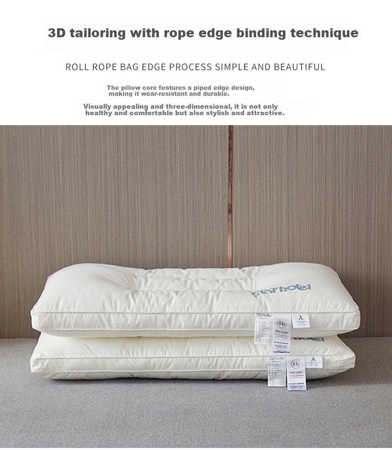 J.Sir Neck Support Pillow Cervical Spine Pillow Deep Sleep Pillow for Men and Women Adult Non-Collapsing Non-Deforming Medium-High Pillow 15