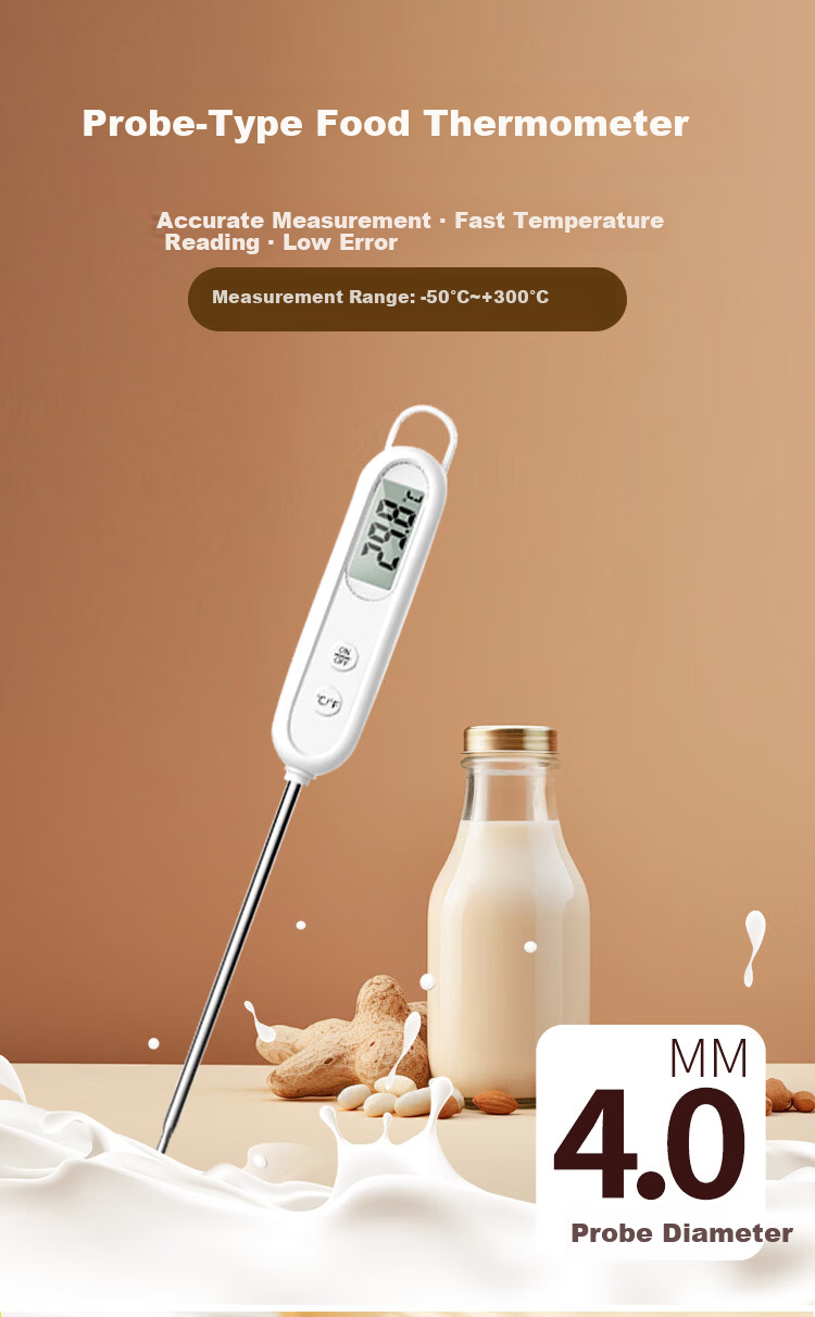 Biokang Ultra-Fast Contact Thermometer Food Thermometer Water Thermometer Milk Thermometer Oil Temperature Gun Kitchen Use 1