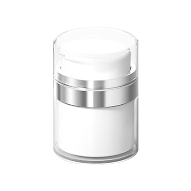 Chense Vacuum Pump Dispenser Bottle, 50ml, Travel-Sized, Skincare Sample Empty Bottle, Face Cream Dispenser, 1 Piece