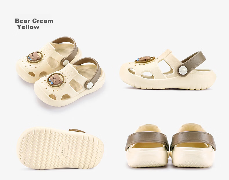 Balabala Kids Slippers Baby Outdoor Beach Shoes Cartoon Girls Soft Sole Hole Shoes Boys Girls Summer Toddler Sandals 10
