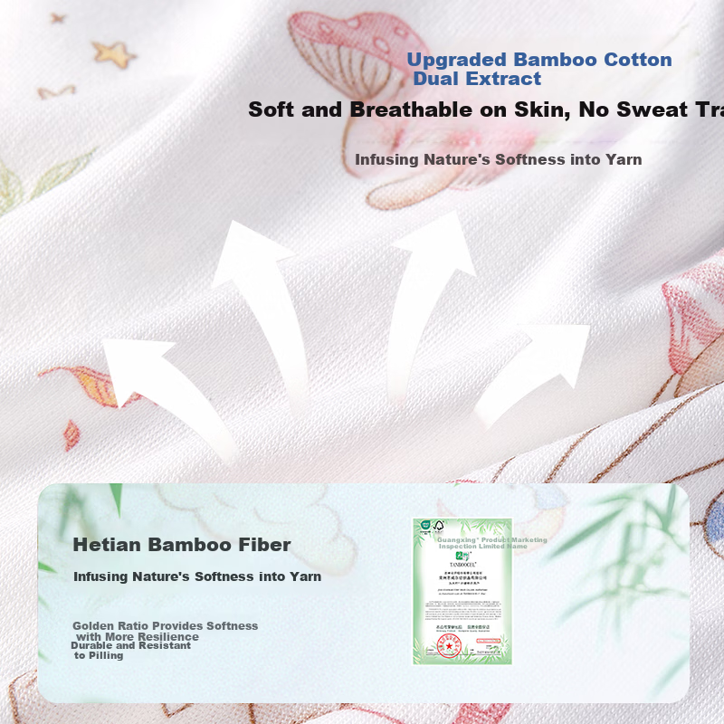 Magmorn Newborn Baby Anti-startle Sleeping Bag Toddler Swaddle Bamboo Cotton Kick-proof Blanket M
