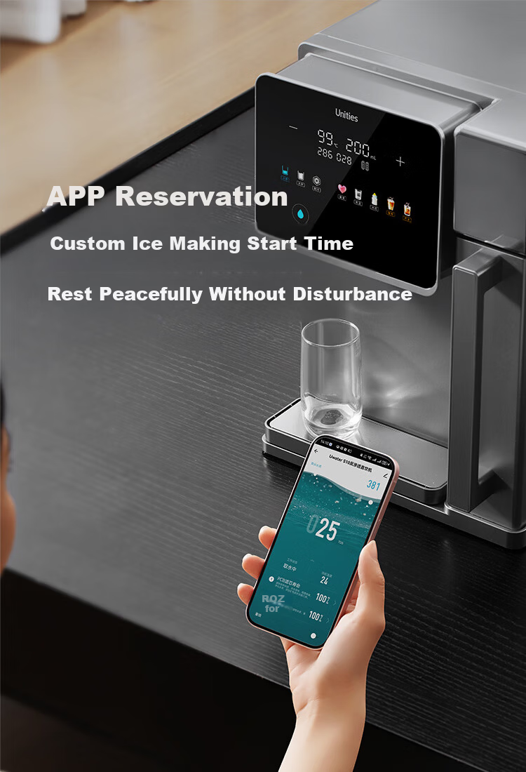 Unities Uwater S10 Automatic Water Inlet and Outlet Ice Cube Instant Heating Desktop Water Purifier 0 Scale Inhibitor Direct Drinking Reverse Osmosis Pipeline All-in-One Pipeline Type 11