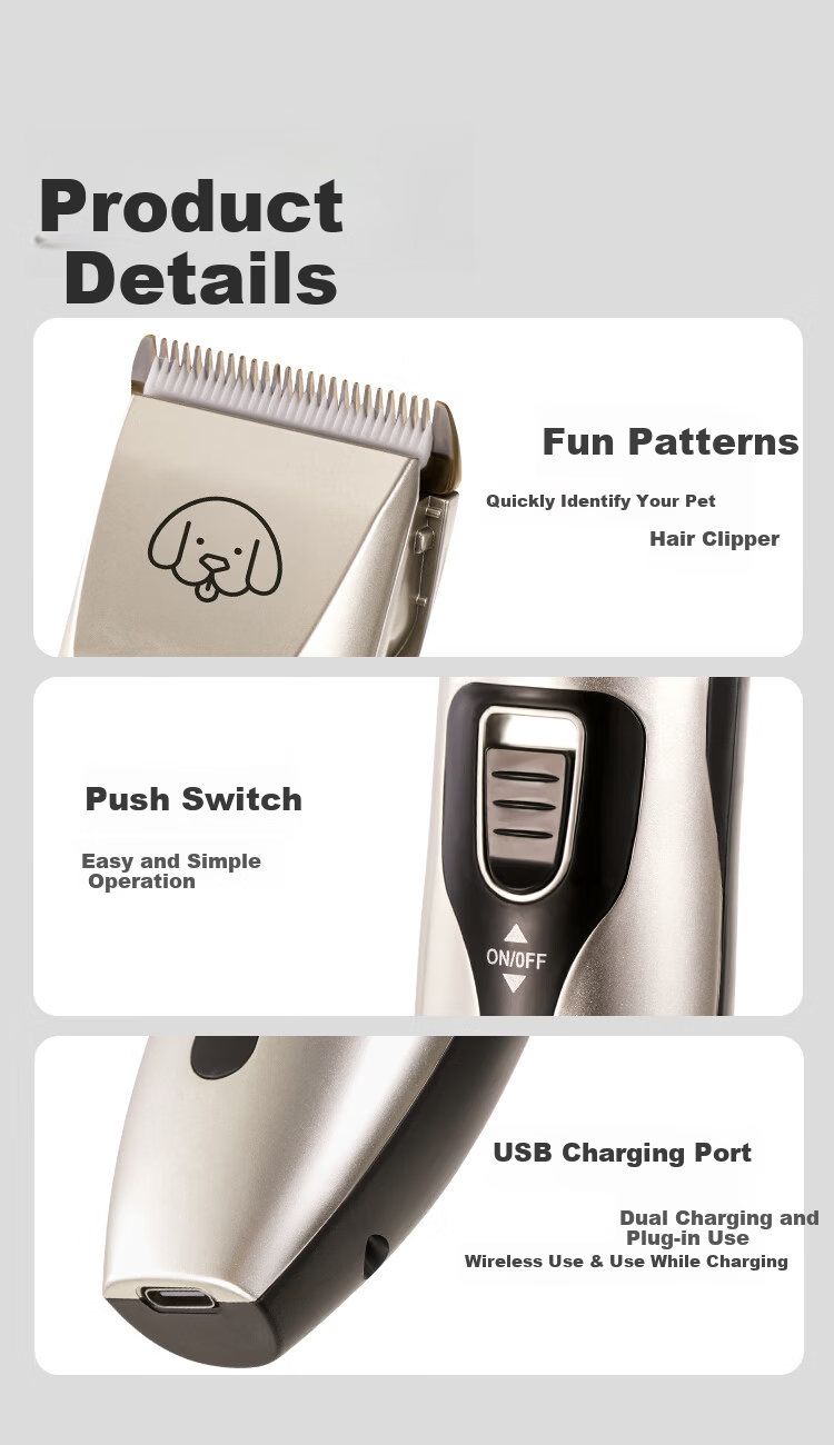 Yijan Pet Paw Hair Trimmer, Cat And Dog Side Trimming And Hair Suction Tool, Pet Store Same Model Grooming Clipper, Graduation Gift 9