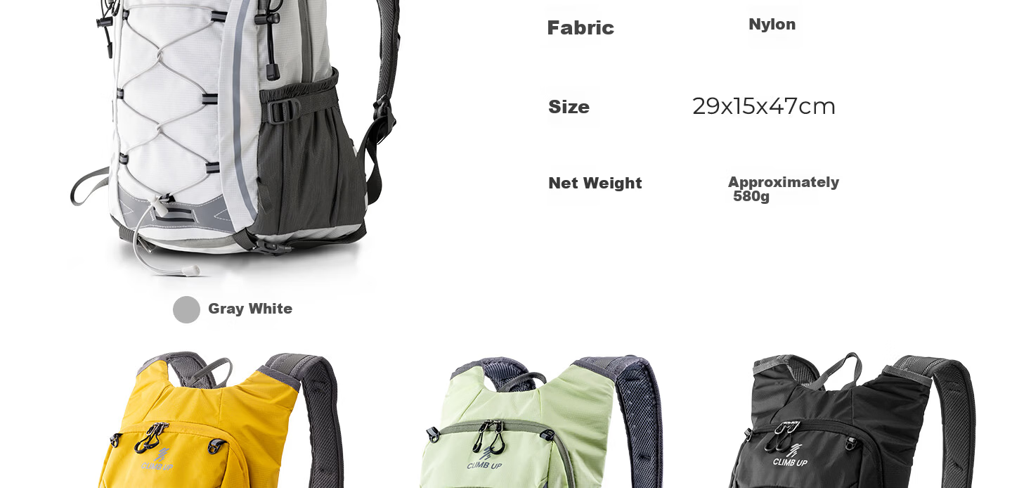 Saipu Outdoor Hiking Backpack Lightweight Waterproof Professional 28L Double Shoulder Bag for Men and Women - Classic Black 43