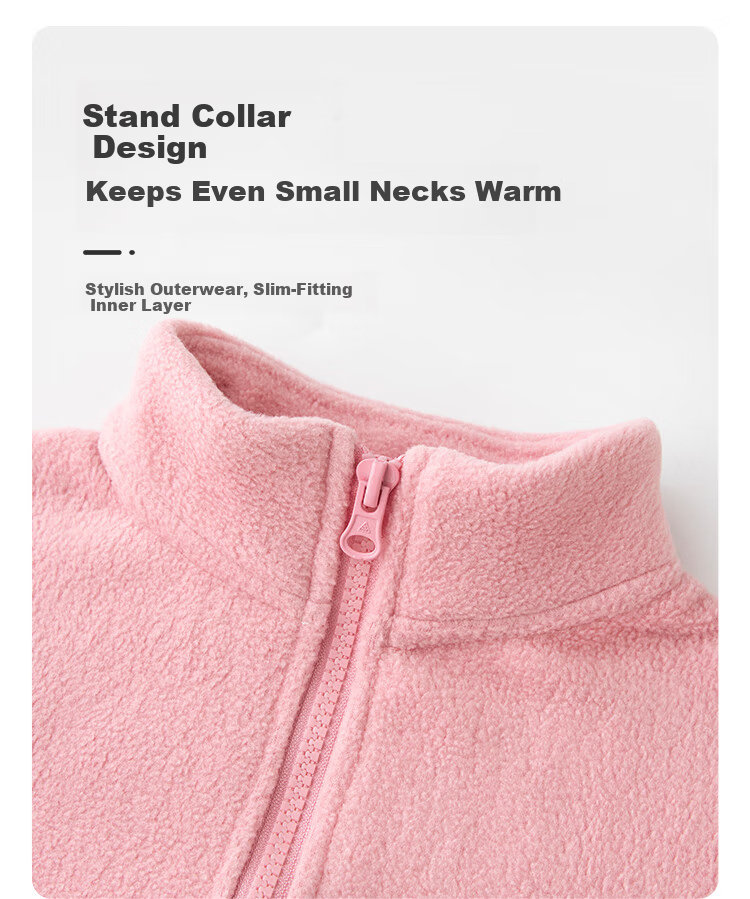 Babyprints Baby Fleece Jacket Zipper Cardigan Warm Autumn Winter Kids Clothing Camel 90 5