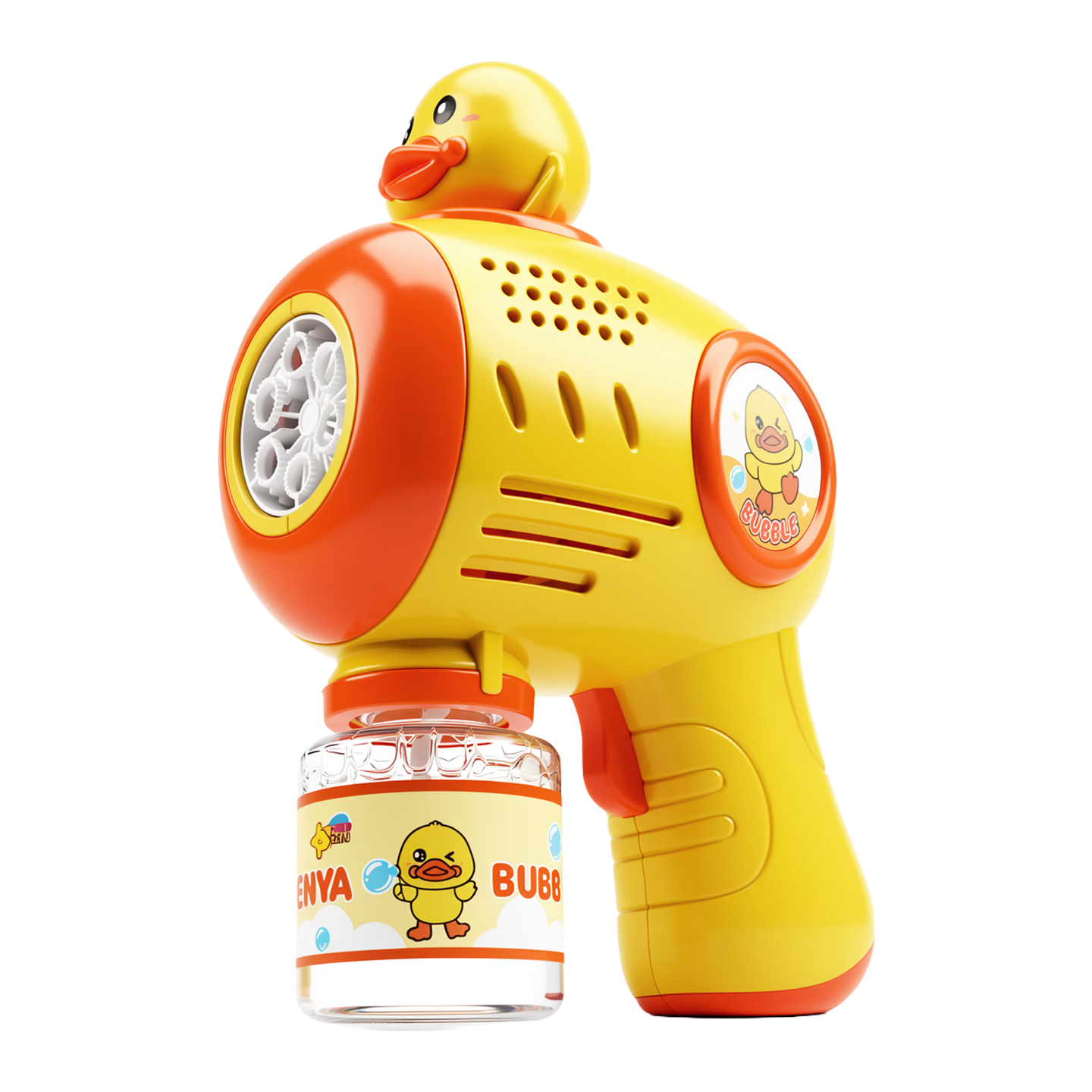 Dimanqi Children's Bubble Machine Toy Fully Automatic Electric Leak-Proof Outdoor Yellow Duck Handheld Wand Children's Day Gift