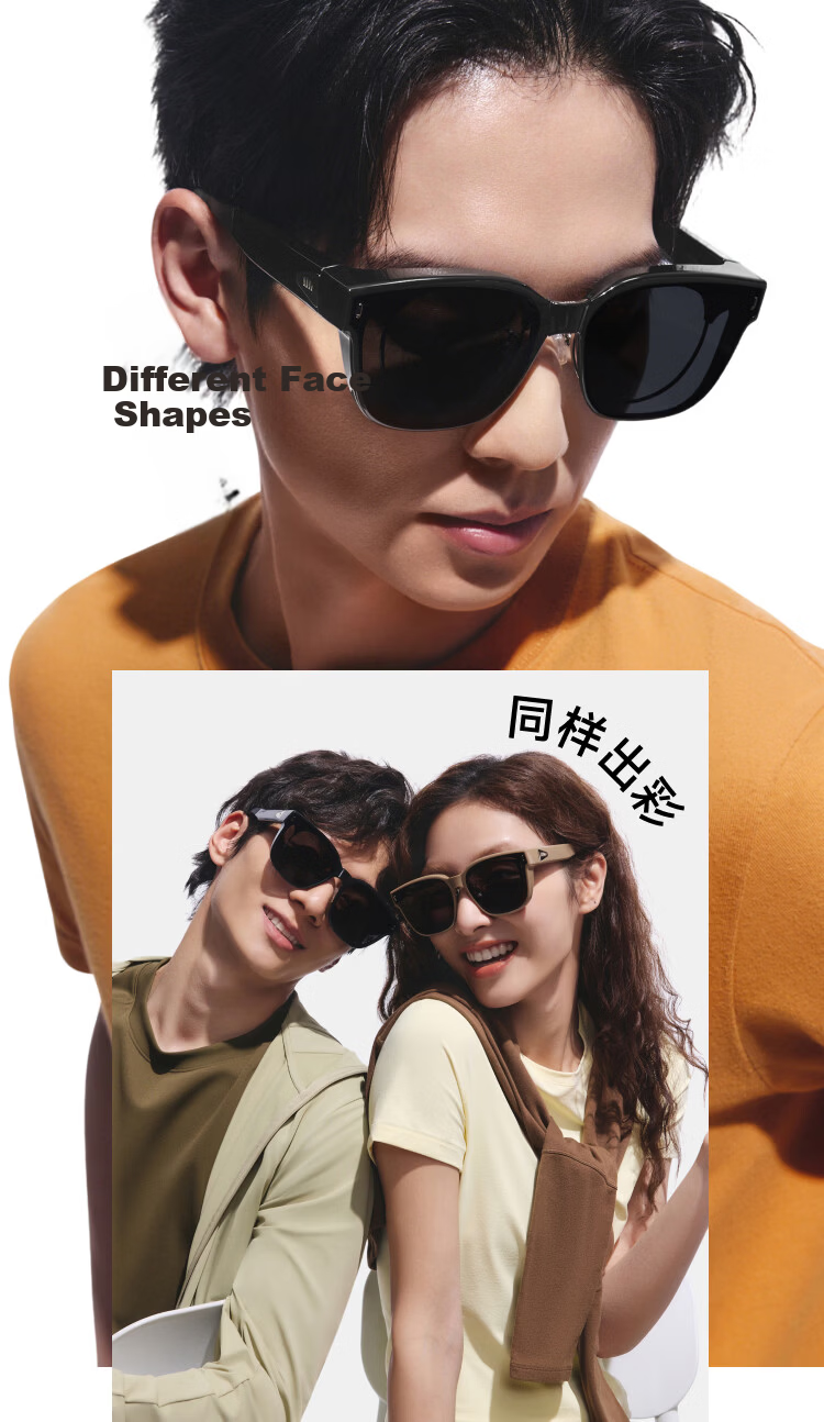 Banana Under Sunglasses Unisex Polarized Round Frame FD013 Compatible with Prescription Glasses for Driving Outdoor Travel Gift for Boyfriend 21
