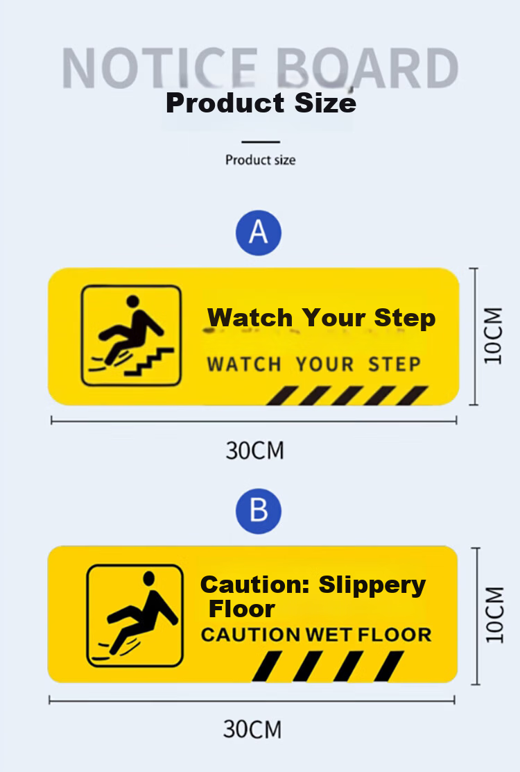 Yijuzhangning Shop Window Glass Door, Caution Glass Sticker, Warm Reminder Sign, Anti-Collision Sticker, 22*11cm, Pack of 5 1