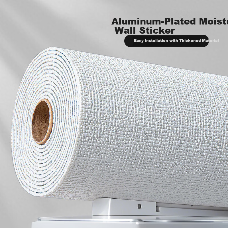 Aimo Thickened PVC Self-Adhesive Wall Sticker Waterproof Moisture-Proof Anti-Collision Aluminum-Plastic Board White 0.5*2.8m