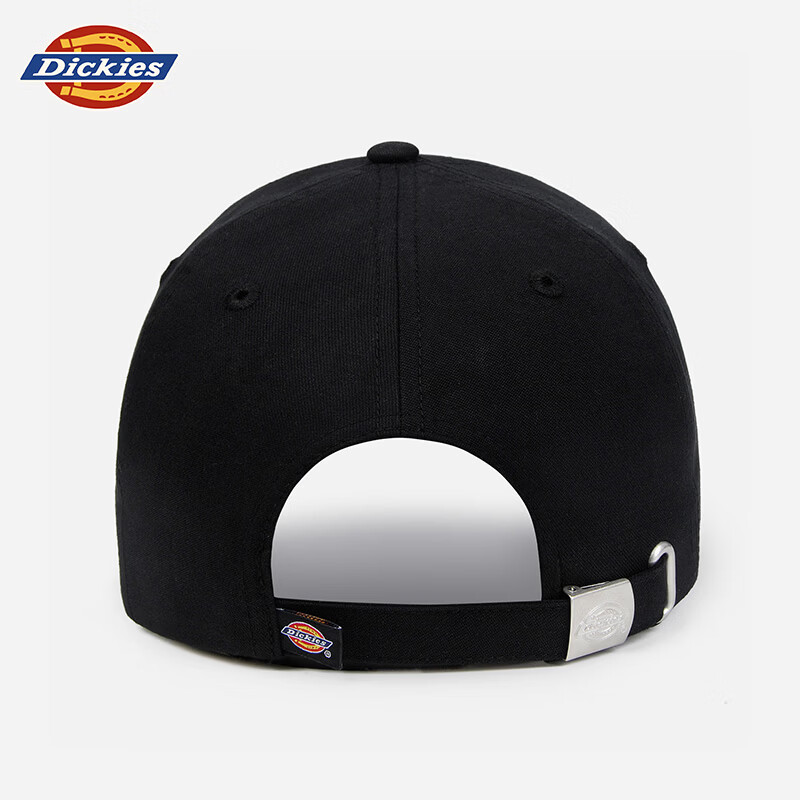 Dickies Casual Retro Baseball Cap Unisex Embroidered Letter New Duckbill Hat Face-Slimming Sunshade Black