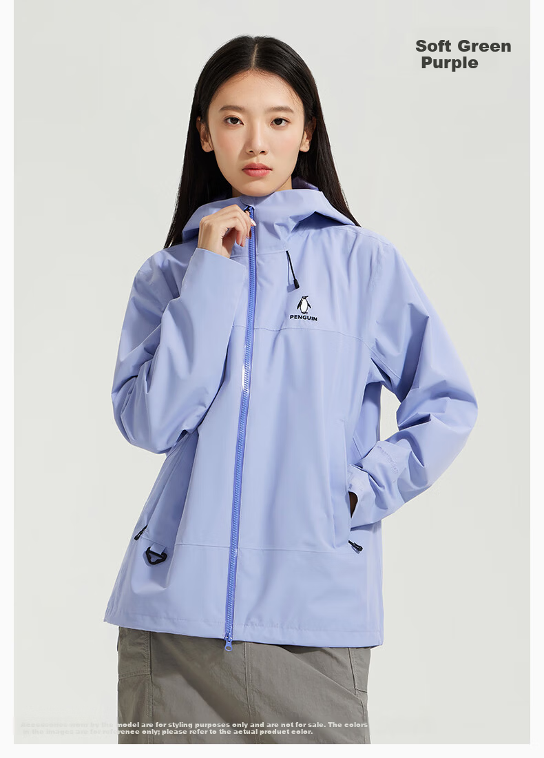 Penguin [Zeng Hui Same Style] Yulin Hard-core Windproof Waterproof Outdoor Sports Jacket M36BA31008 32