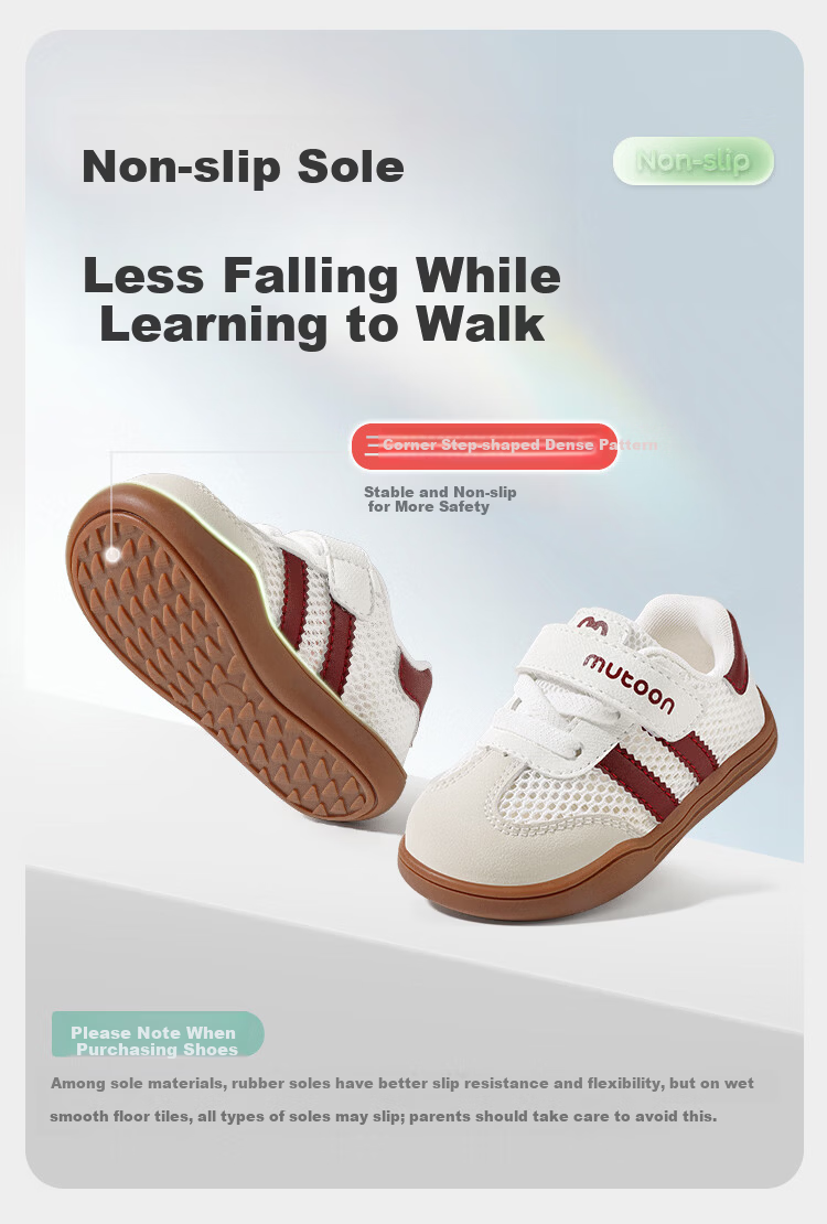 Mutong Children's Summer Walking Shoes Baby Boys Breathable Mesh Training Shoes Toddler Girls Rubber Pink Size 25 17