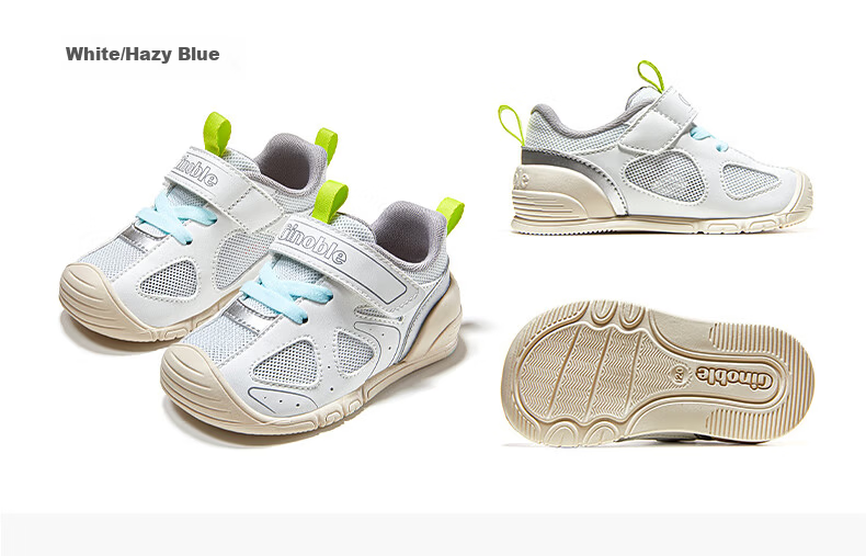Ginoble Children's First Walking Shoes 2026 Summer Breathable Sandals 0-1 Year Old Baby Shoes GB2573 Silver 13