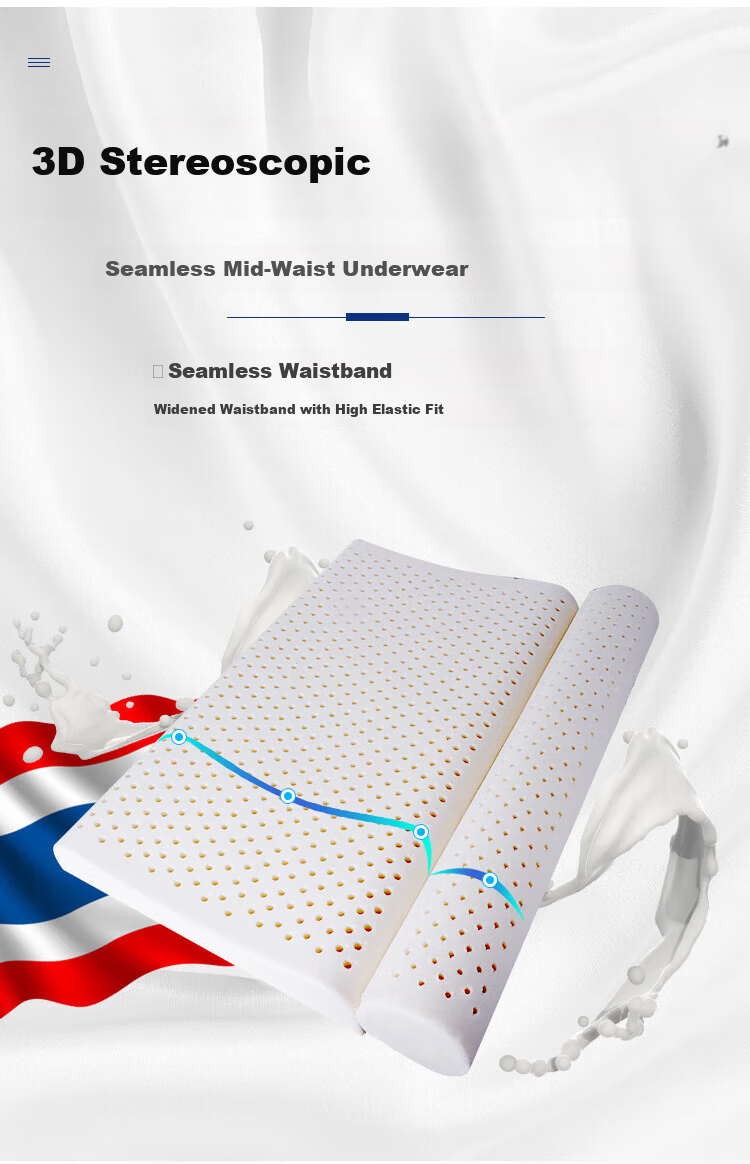 Hengxiangmeng Cylindrical Neck Pillow, Latex Pillow for Sleeping, Flat Lying, Lumbar Support, Waist Cushion, Long Rectangular And Small Round Pillow 7