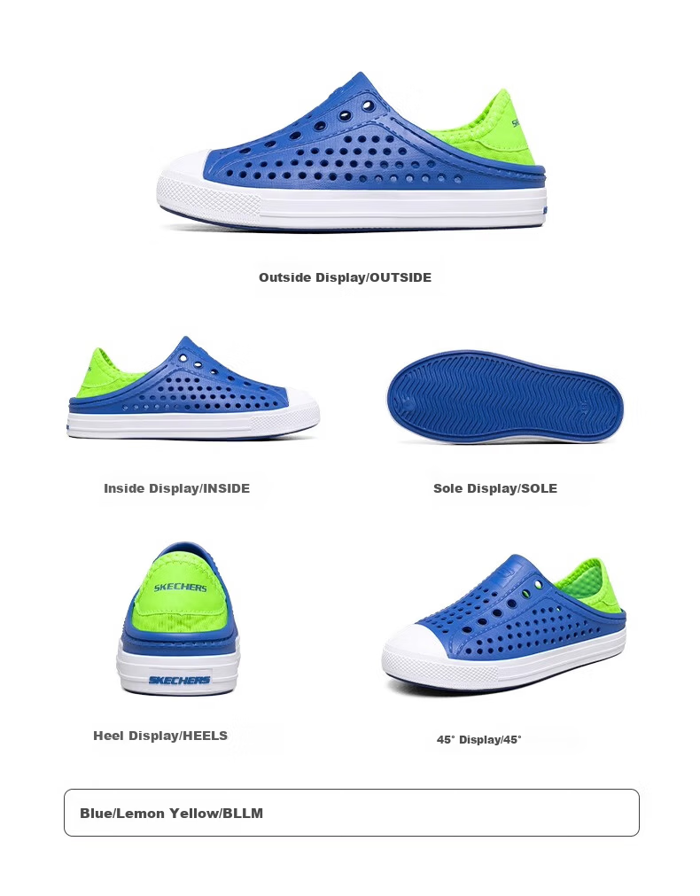 Skechers Girls' Summer Breathable Slip-On Mesh Casual Sandals Holes Shoes 308006L 19