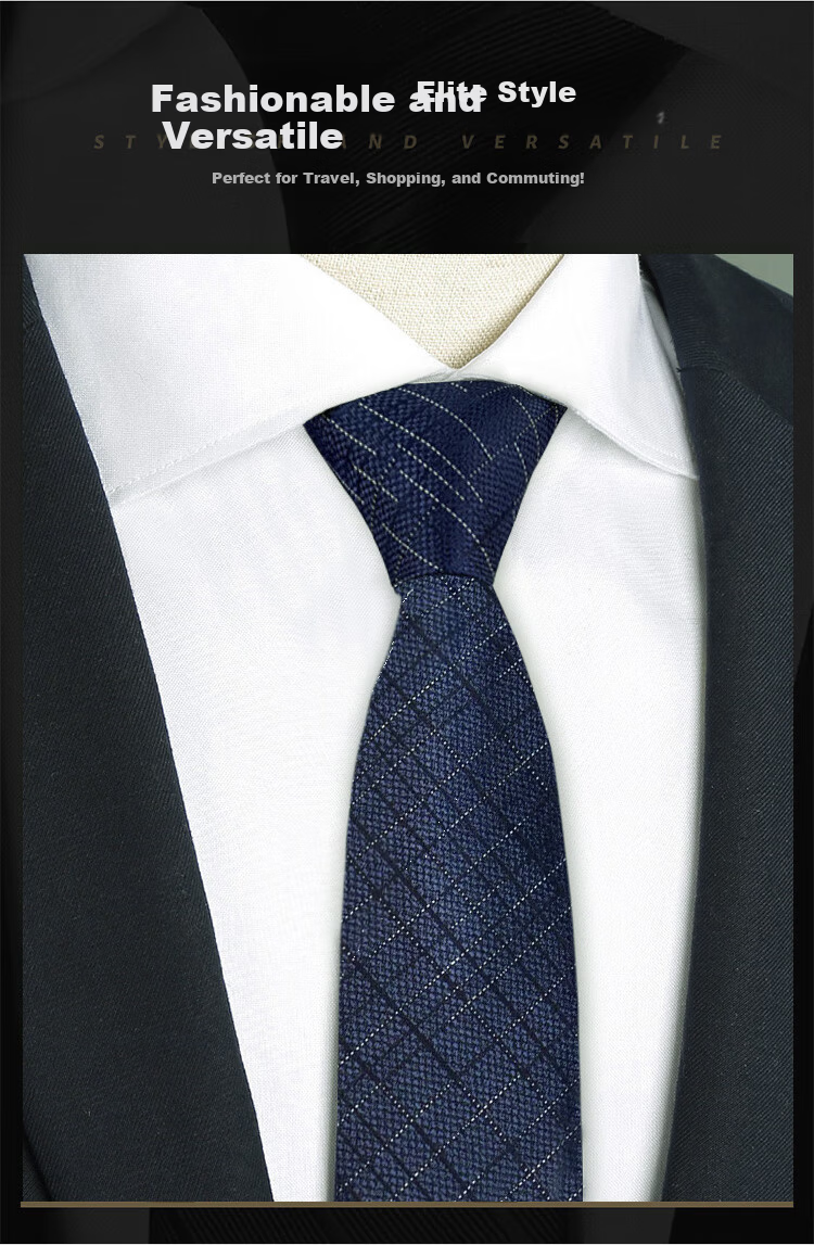 FitonTon Wedding Annual Meeting Tie Hand-Tied Men's Suit High-End Workplace Business Shirt Gift Box New Year Valentine's Day Gift 3