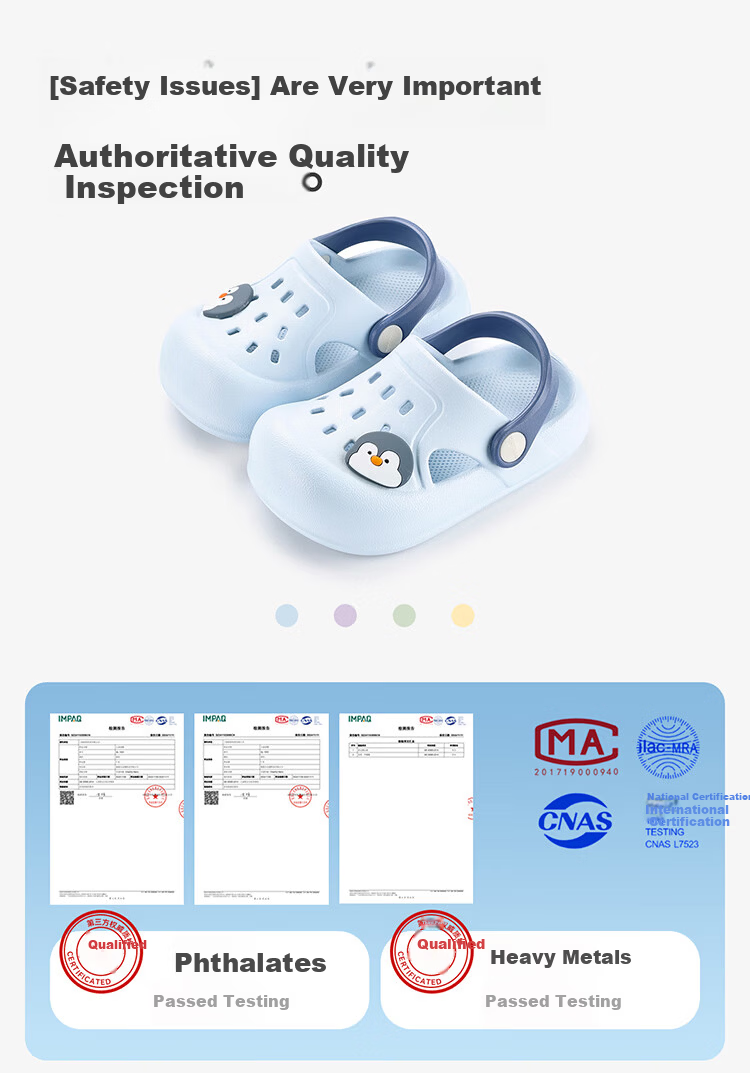 Balabala Boys' Summer Hollow-out Shoes Girls' Soft Sole Slippers Children's Indoor Slippers Toddler Beach Shoes Outdoor Wear 6