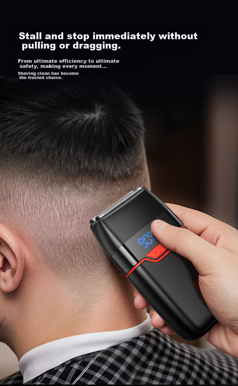 JEEP Professional Electric Hair Clipper for Men, Salon-Grade Cordless Hair Trimmer with Long Battery Life, High-Speed Motor, 21-Speed Adjustable Aluminum Alloy Body 7