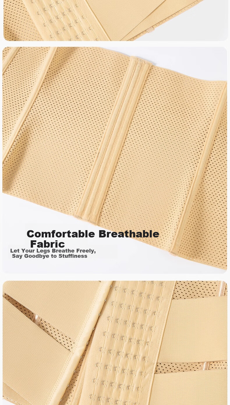 Langsha Thin Double-Layer Compression Waist Slimming Belt Women's Strong Postpartum Waist Trainer Tummy Control Waist Cincher 10