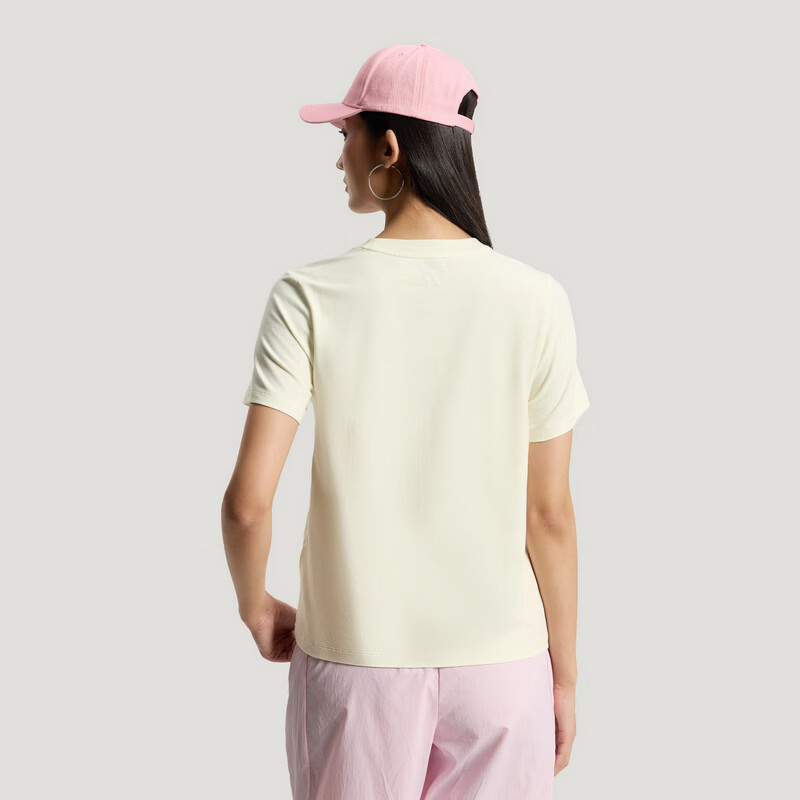 Adidas Women's Sporty Style FAV TEE Short Sleeve T-Shirt KS2867 Han Yu White XS