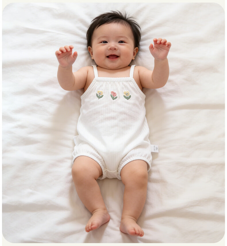 Aibao Baby Summer Sleeveless Romper Vest Bodysuit for Infants and Toddlers T303 80cm 9