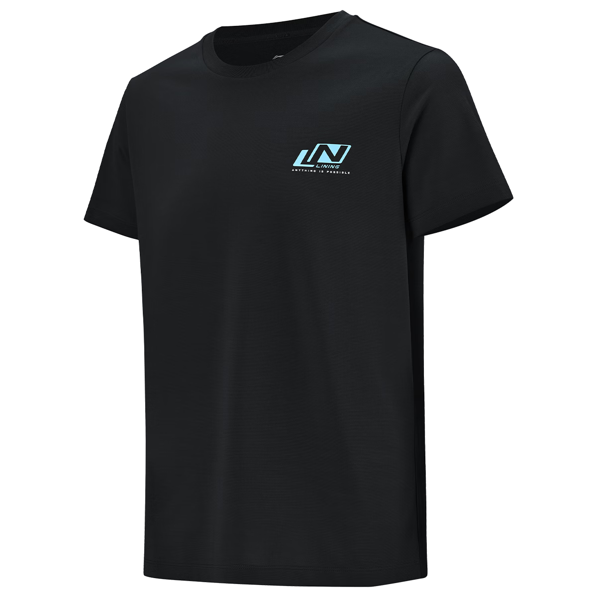 LI-NING Sports Short Sleeve Breathable Loose Casual Quick-Dry Running Fitness Five-Point Shorts Table Tennis Shirt Unisex 2XL