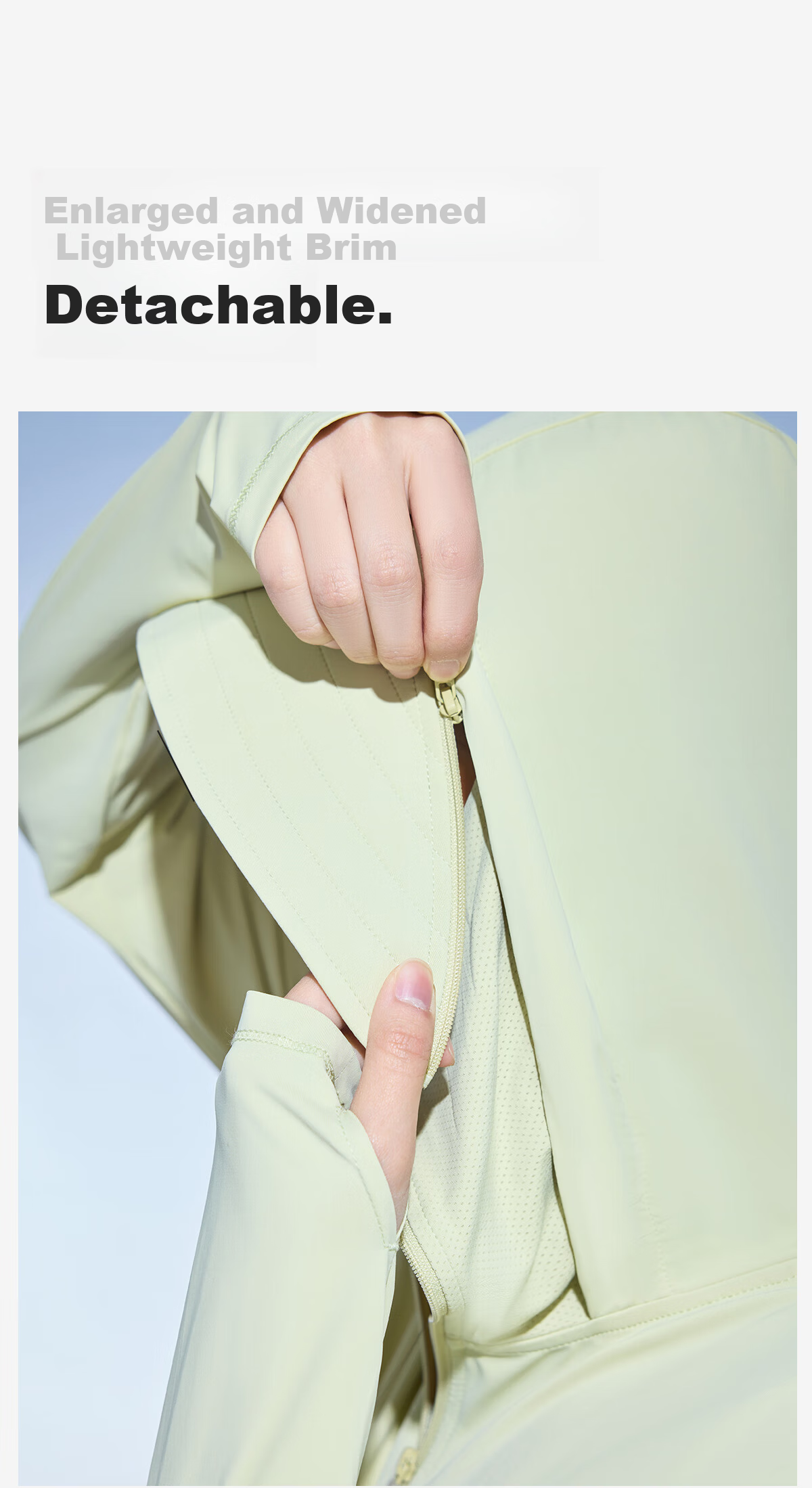 Moxun [Zhao Lusi Same Style] Long Sun Protection Jacket for Women UV Protection Breathable Full-Length Coat Robe Windbreaker 16