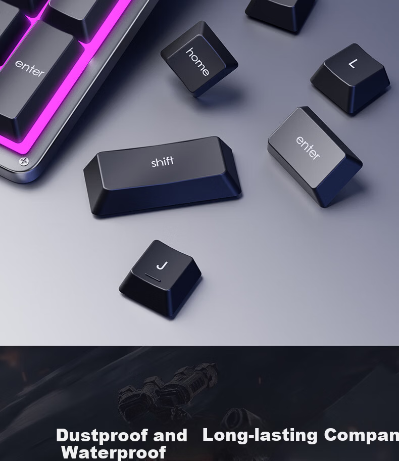 HP K500Y Mechanical Feel Wired Silent Membrane 104-Key Keyboard for Gaming, Office, and Study Compatible with Laptop and Desktop, High-Quality Side-Engraved Peripheral 9