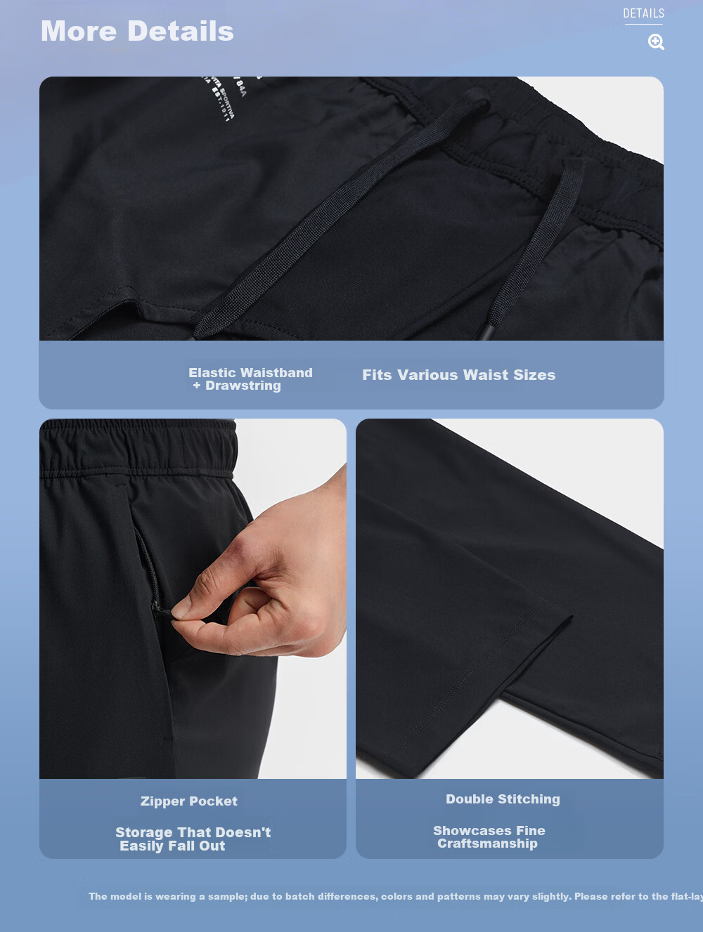 FILA Official Men's Knitted Long Pants 2026 Spring Summer Cooling Breathable Fitness Straight-Leg Sports Pants 12